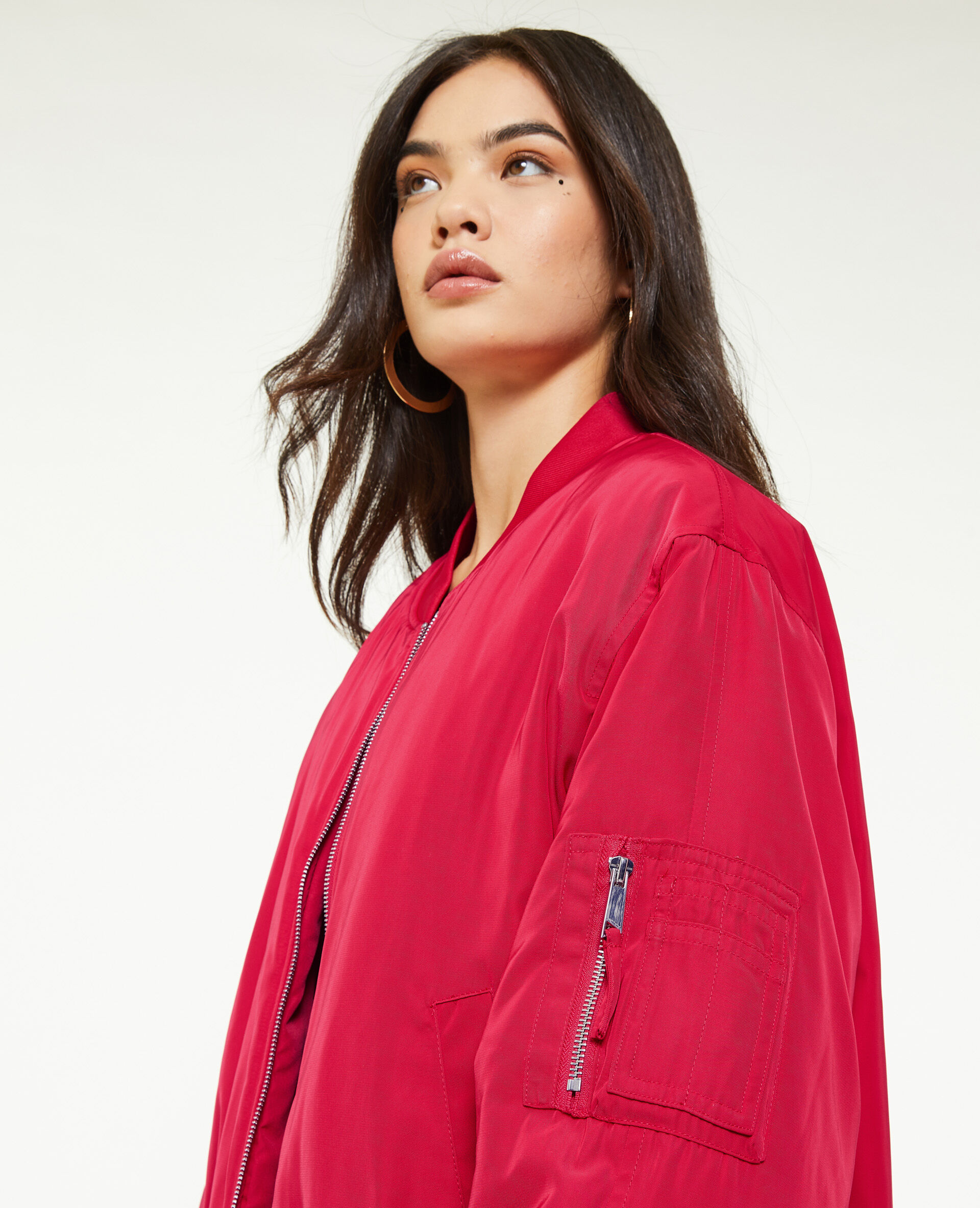Bomber oversize - Rouge