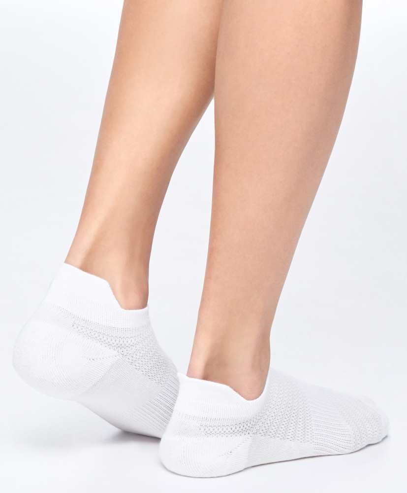 3 pares de meias de algodão para tênis esportivos