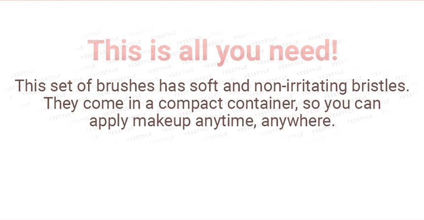 CORINGCO - Suikerspin Capsule Make-up Kwast