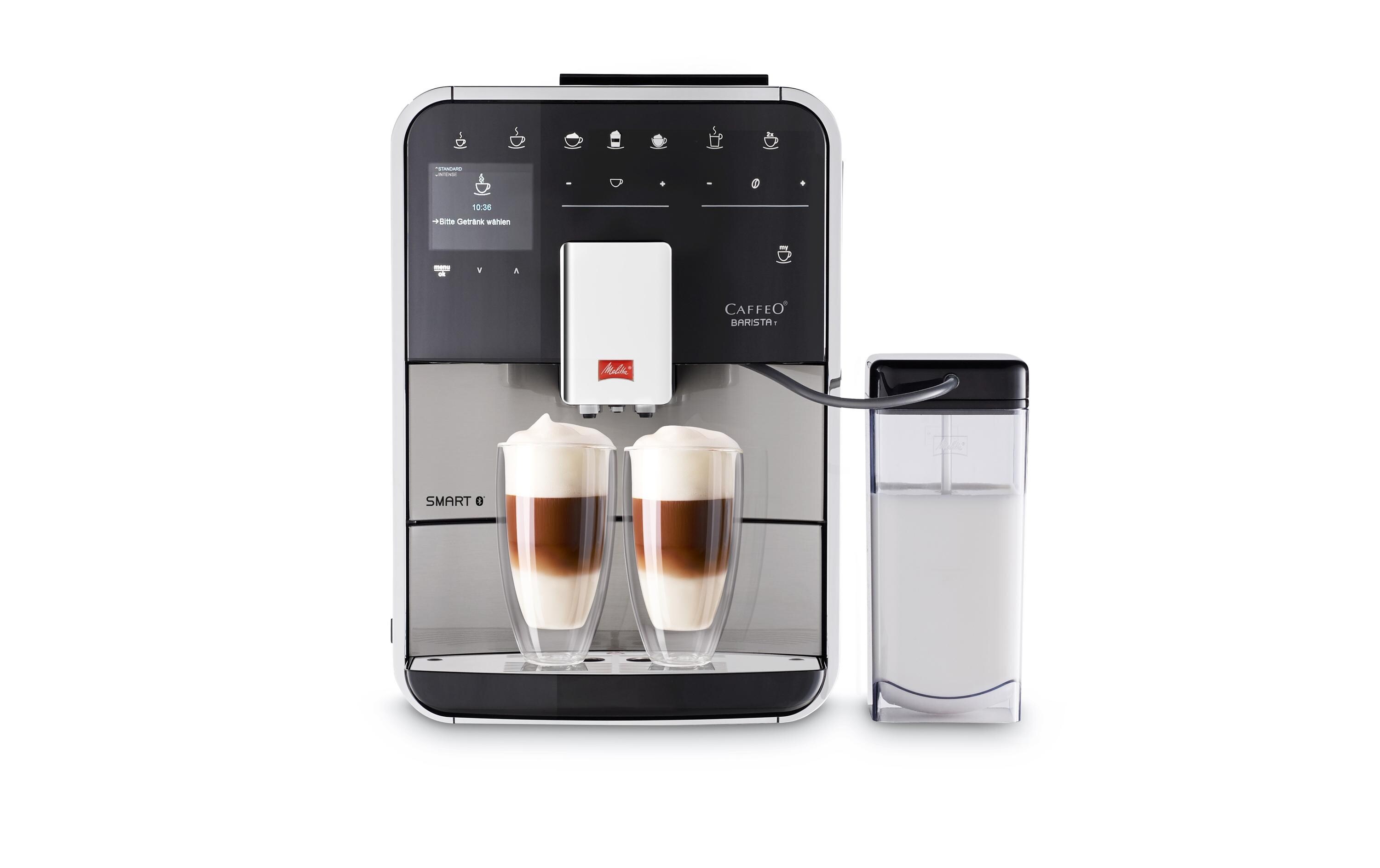 Kaffeevollautomat Barista T Edelstahl<br>Kaffeemaschine mit Bluetooth-Funktion