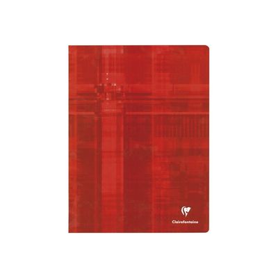 Clairefontaine - Cahier 24 x 32 cm - 192 pages - grands carreaux (Seyes) - disponible dans différentes couleurs