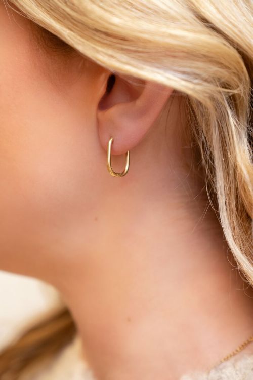 Ovale oorbellen basic