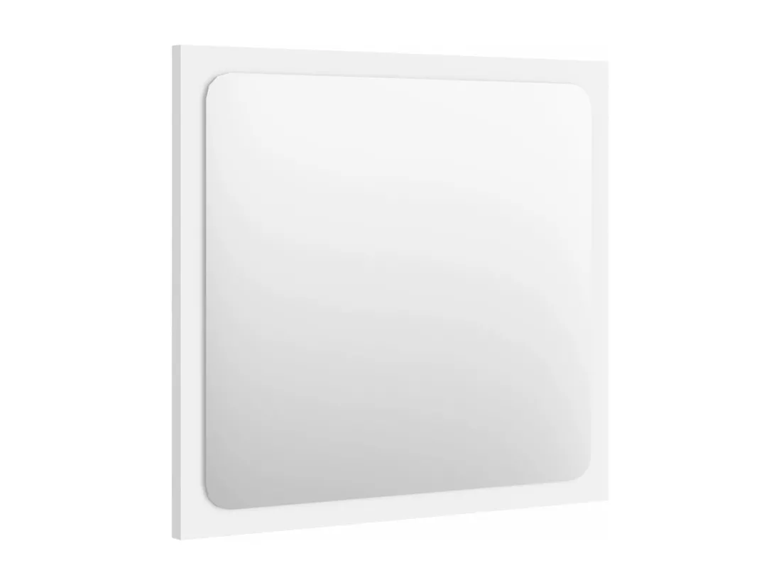 Ensemble de meubles de salle de bain Blanc brillant Aggloméré