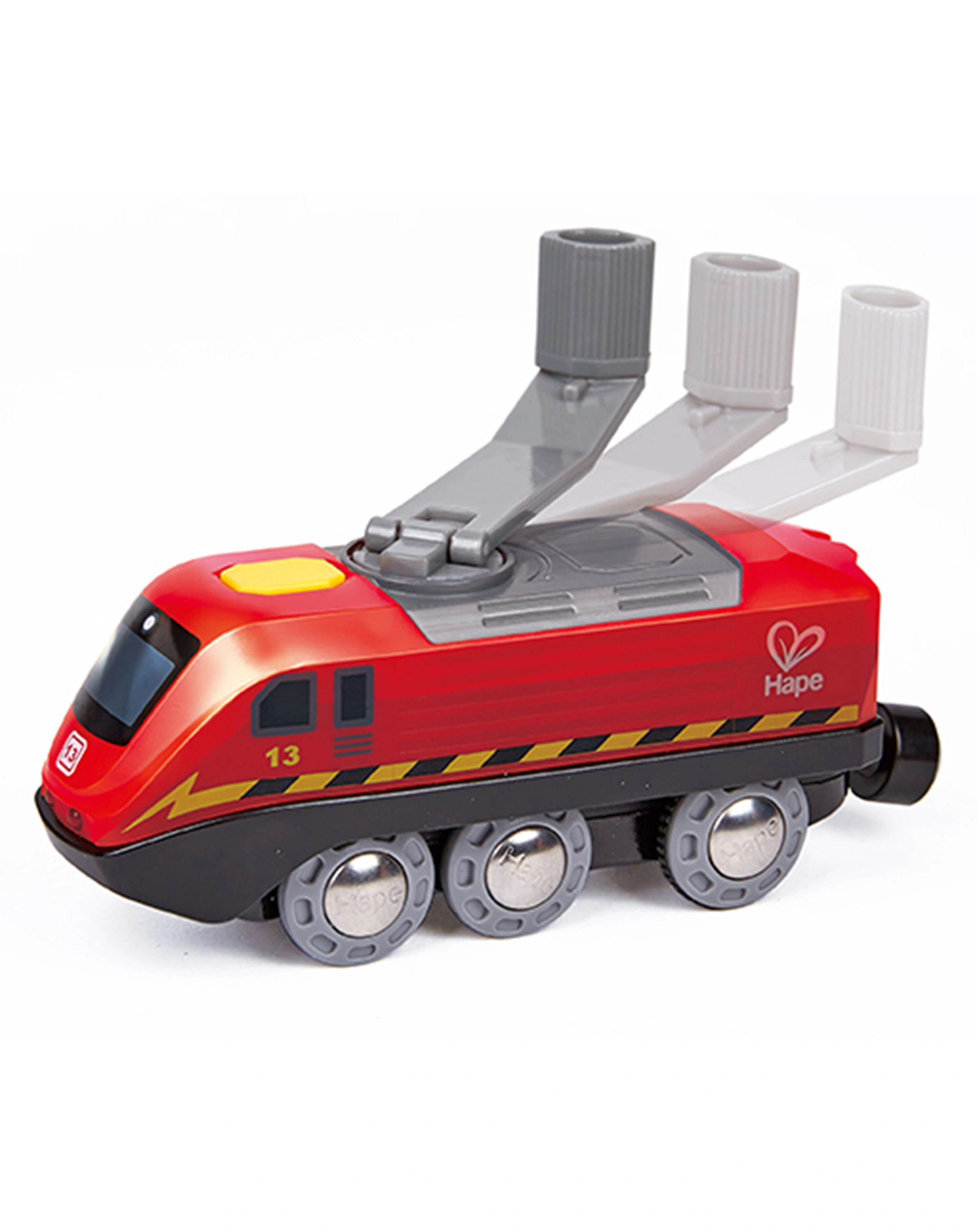 Eisenbahn ZUG MIT KURBELANTRIEB in rot
