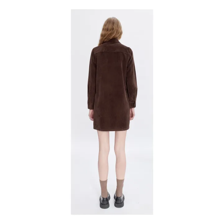 A.P.C. Robe Mia Coton et Lin | Brun