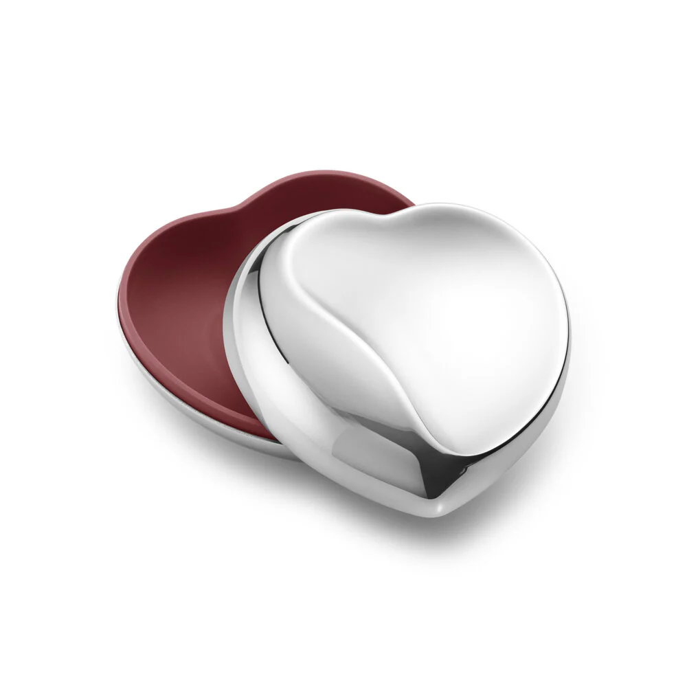Georg Jensen  Hjerte bonbonnier - stål