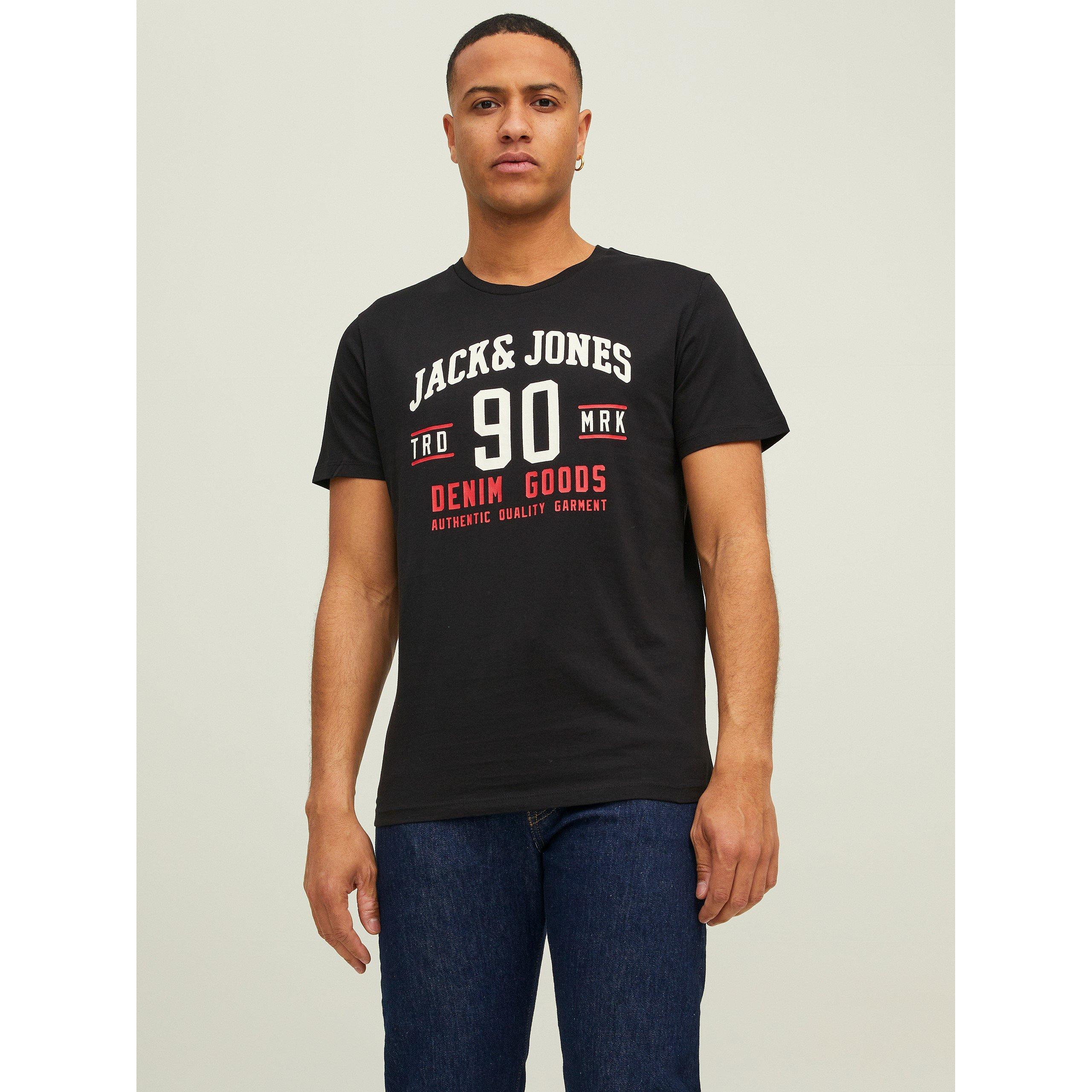 Jack and Jones Ethan 3 Pack Short Sleeve T Shirt Mens