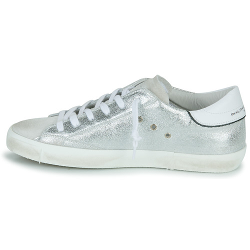 Philippe Model - PRSX LOW WOMAN Blanco / Plata
