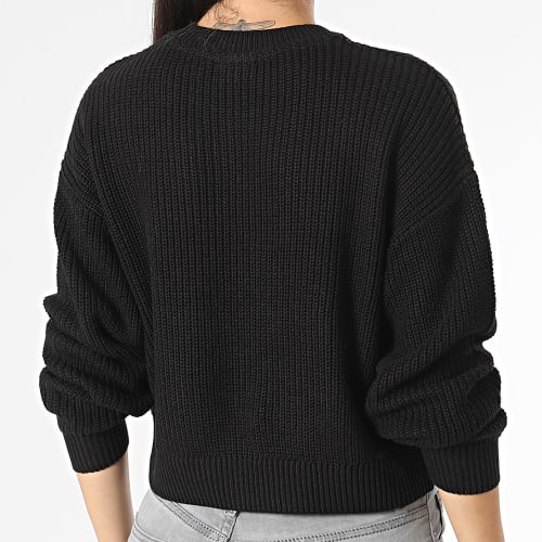Pull Crop Femme Maysa Noir
