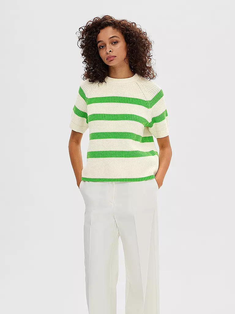 SELECTED FEMME Pullover SLFBLOOMIE weiss