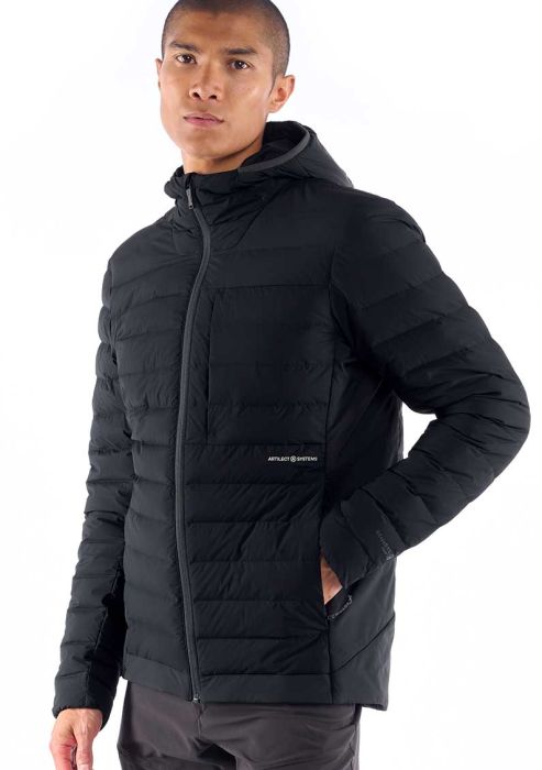 Divide Fusion Stretch Hoodie Men dunjakke
