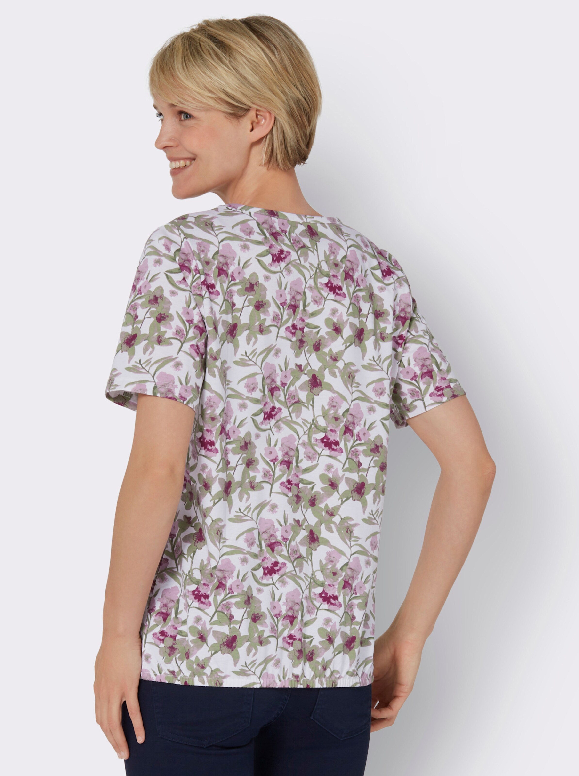 Rundhals-Shirt