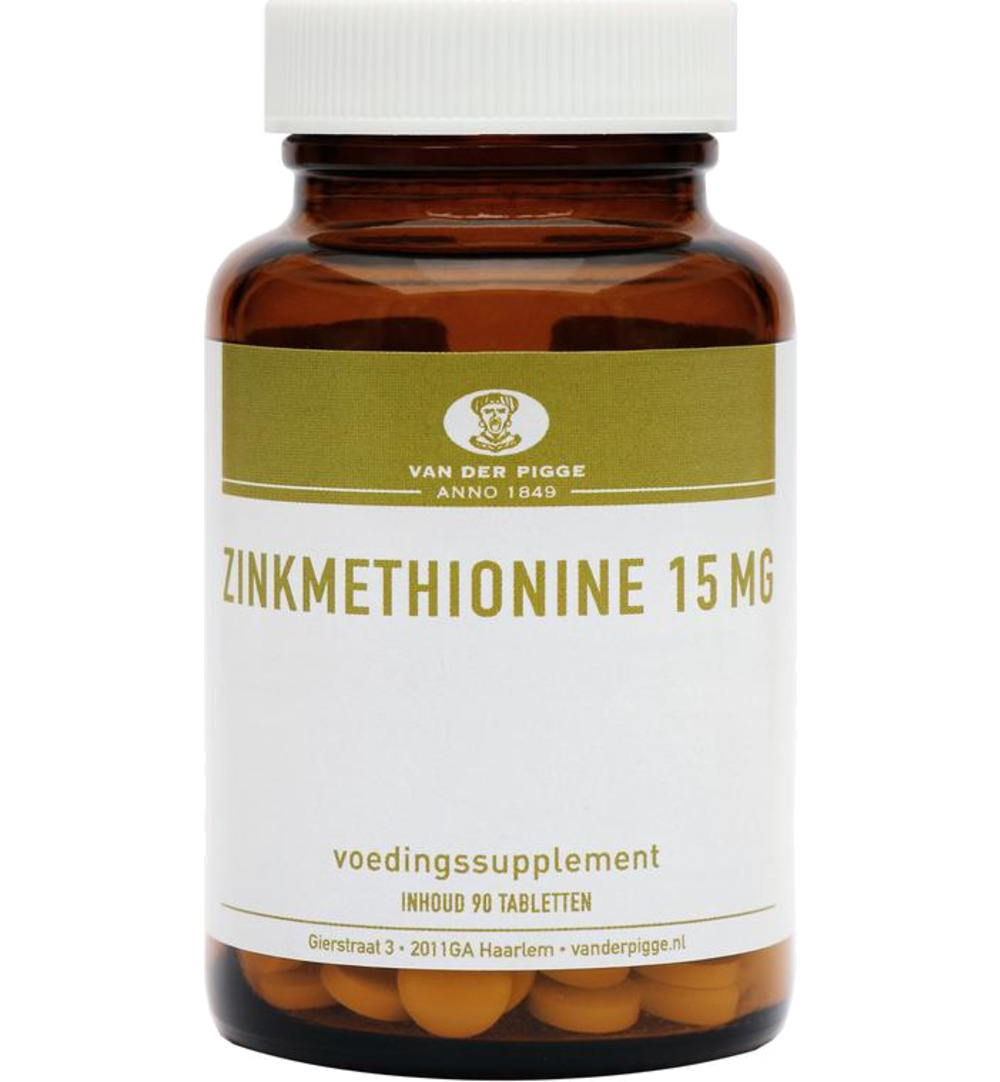 Pigge Zinkmethionine 15mg (90 tabletten)