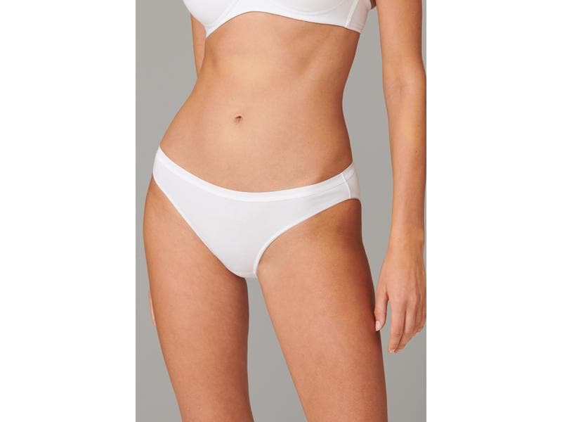 SCHIESSER Mini Slip Damen 2-er Pack, Weiss, M Damen-Slips