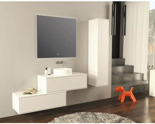 Jungborn NOVE hoge kast, BxHxD 35 x 160 x 35 cm, frontkleur wit mat, 55782