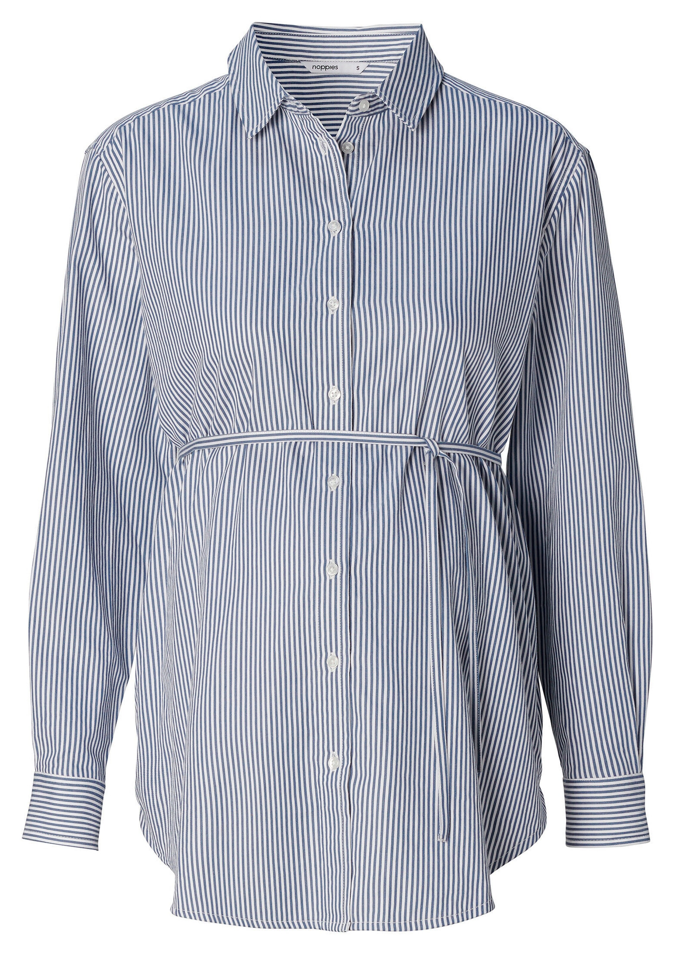 Noppies Bluse Arles Gris blue Stripe