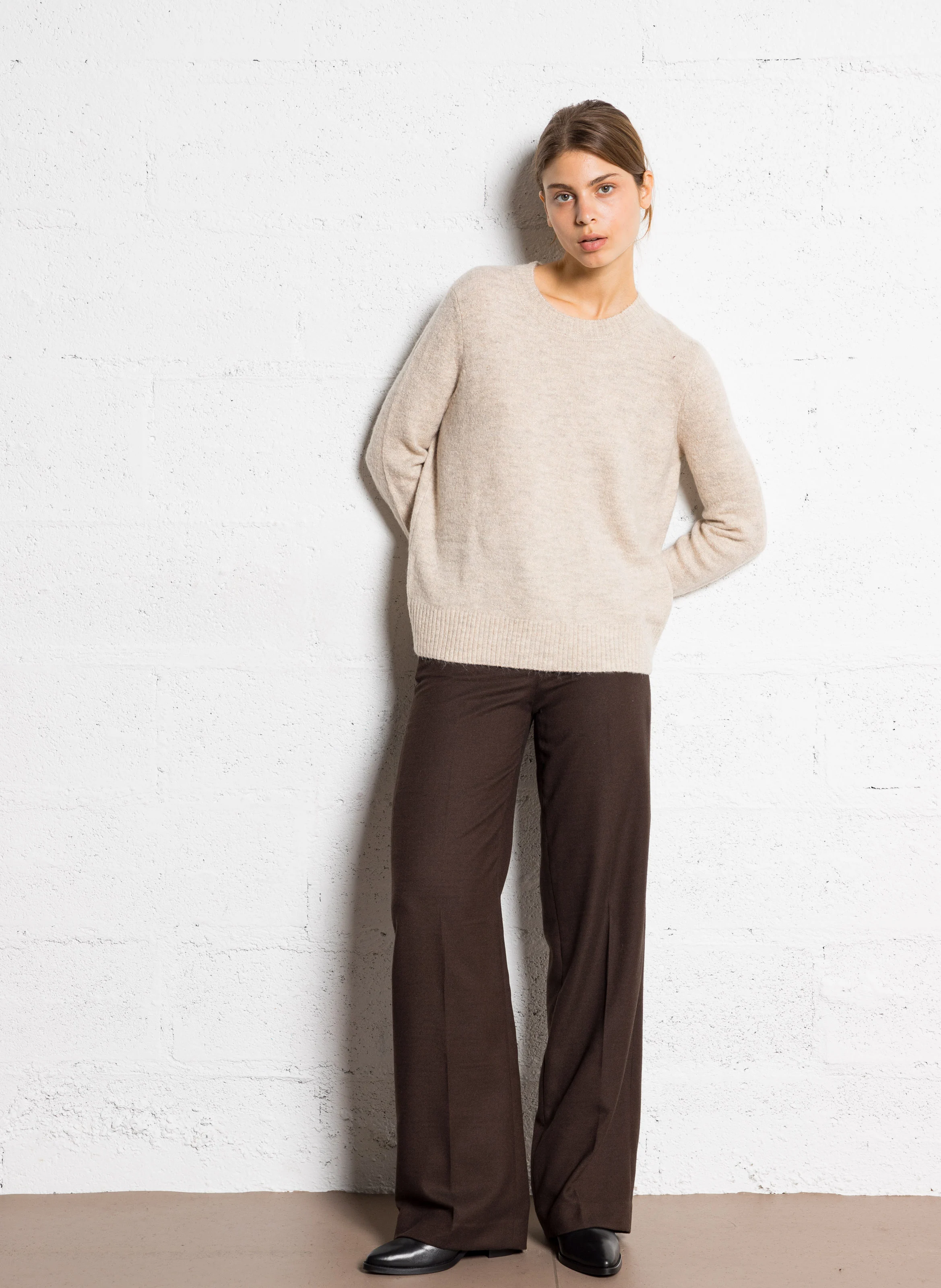 FINLEY - Pantalon droit| Marron