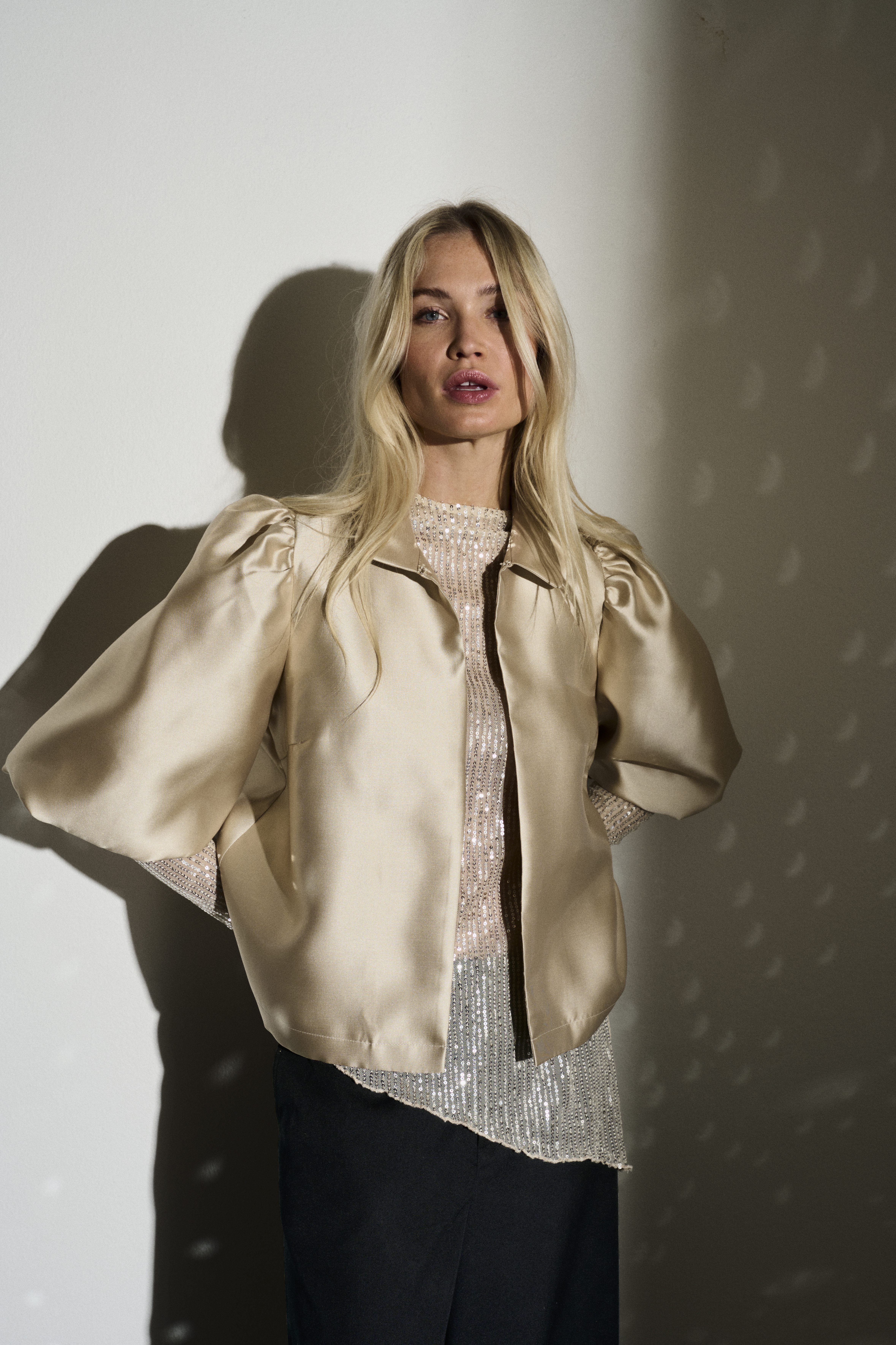 Culture - Tafta Jacket - Champagne