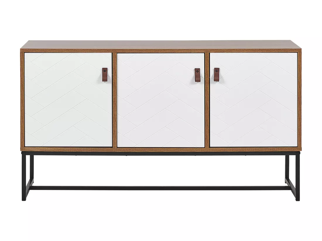 Armoire NUEVA 62 cm Marron clair/blanc