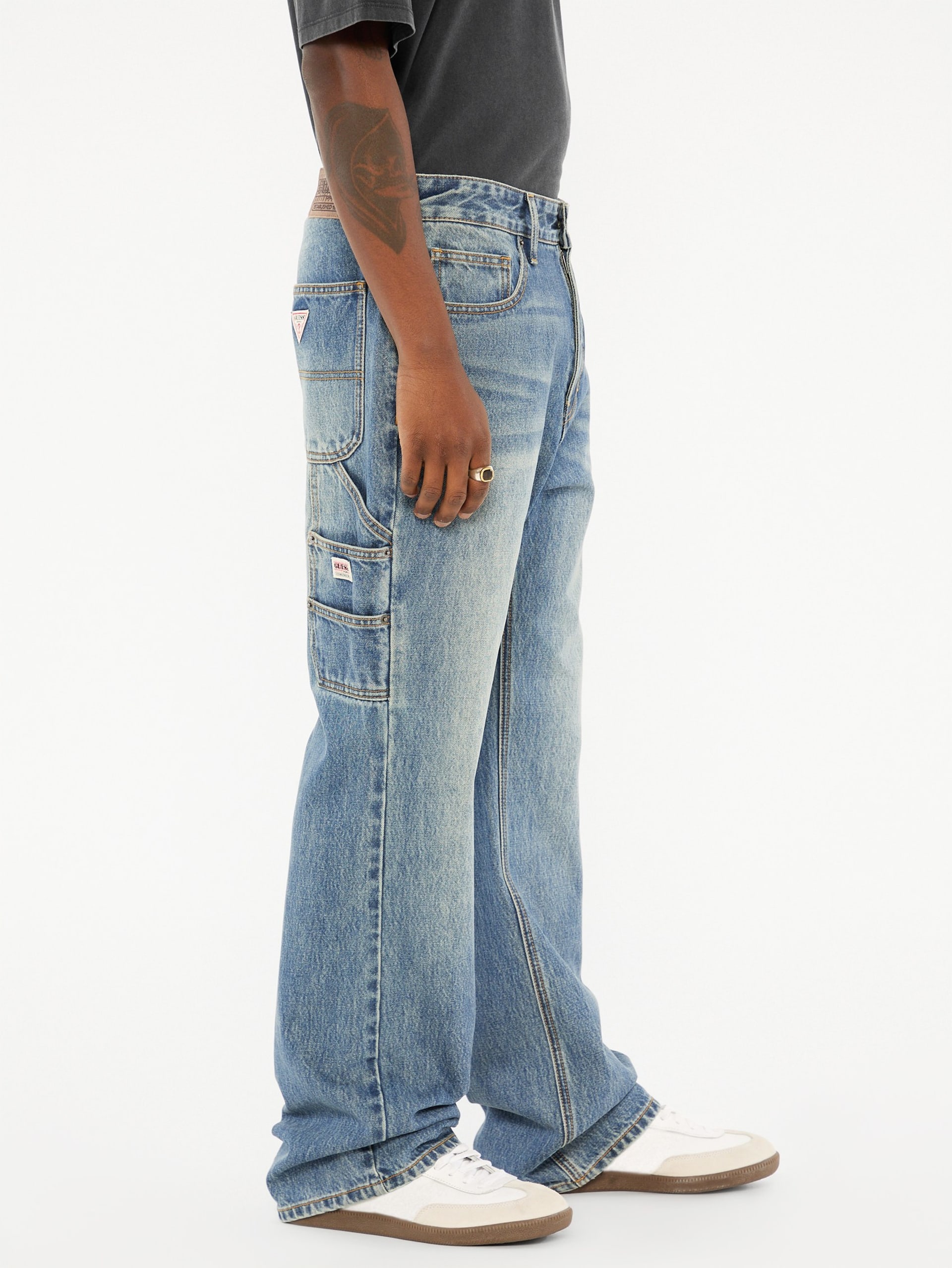 Calça jeans bootcut carpenter da GUESS Originals