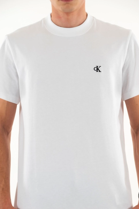 Tee shirt calvin klein jeans heavy yaf bright white