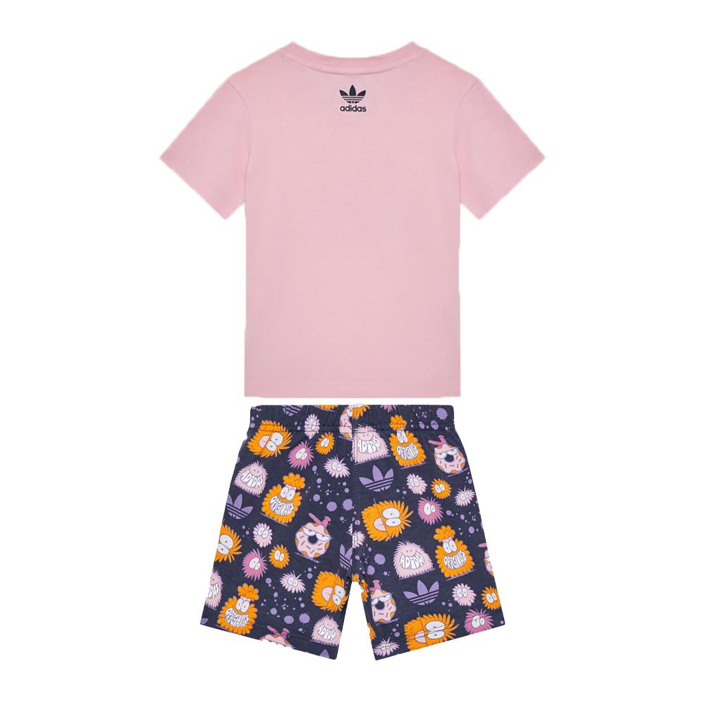 Adidas Ensemble short Rose Fille Adidas Set