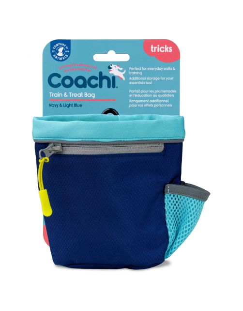 Coachi Train & Treat Bag Navy & Light Blue - Hondenopvoeding - Navy Lichtblauw