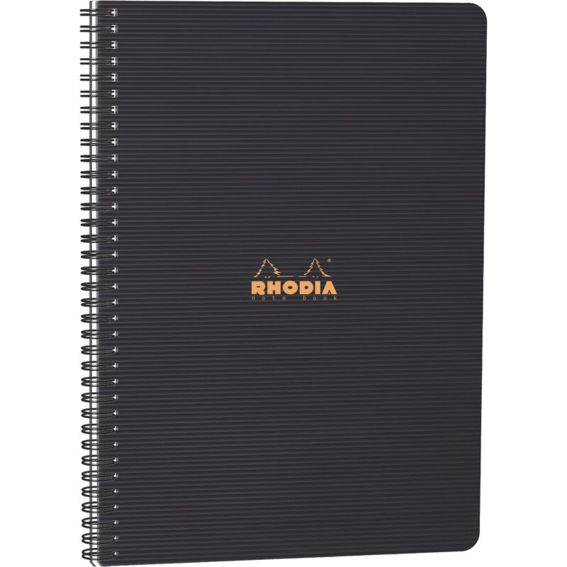 Cahier spirale Rhodiactive Notebook A4+ 23 x 30 cm - lignée - 160 pages