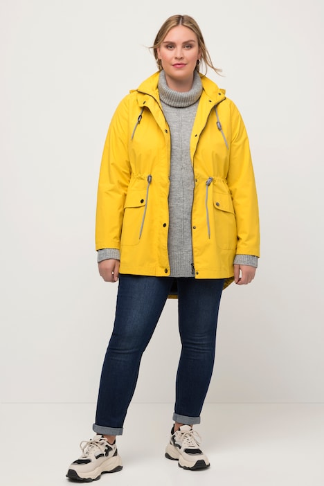 HYPRAR Funktionsjacke, wasserabweisend, A-Linie, Kapuze
