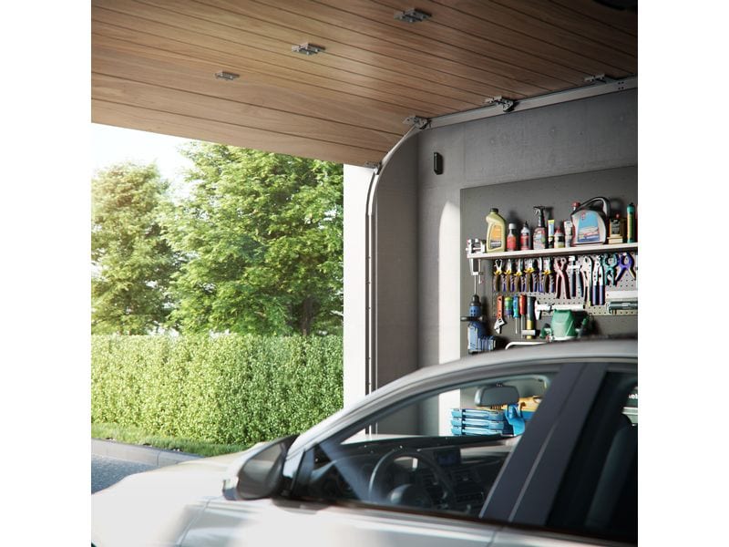 AJAX Baseline MotionProtect Curtain Jeweller Schwarz Bewegungsmelder mit schmalem Strahl für den Innenbereich