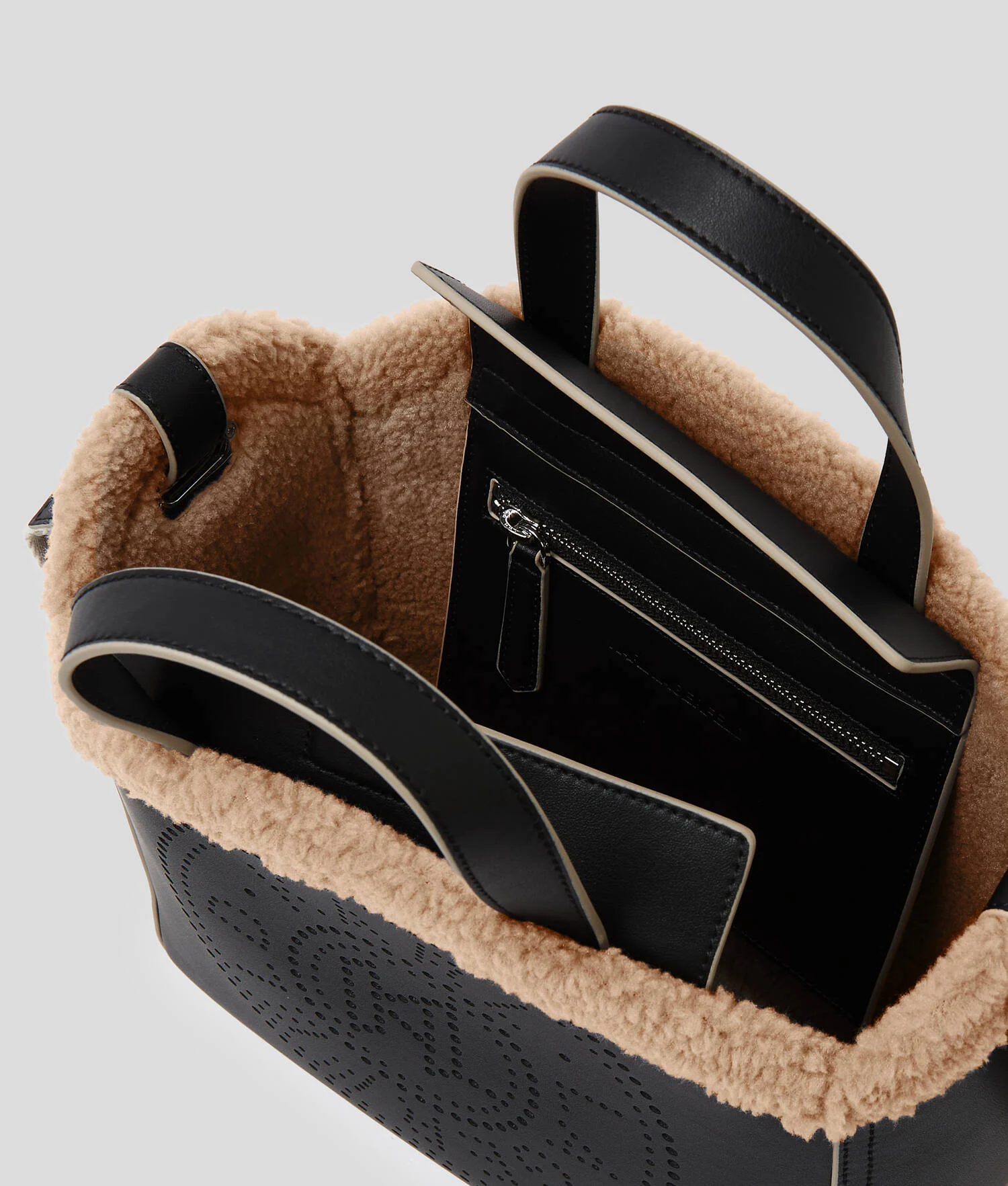 PETIT CABAS EN SHEARLING K/CIRCLE