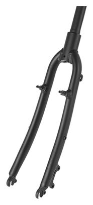 FOURCHE VTC 28  ALU AHEAD-SET 1  1/8 NOIR  V-BRAKE A TASSEAUX DISQUE IS