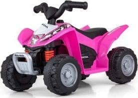 Milly Mally Batteridrevet Quad Vehicle HONDA ATV Pink