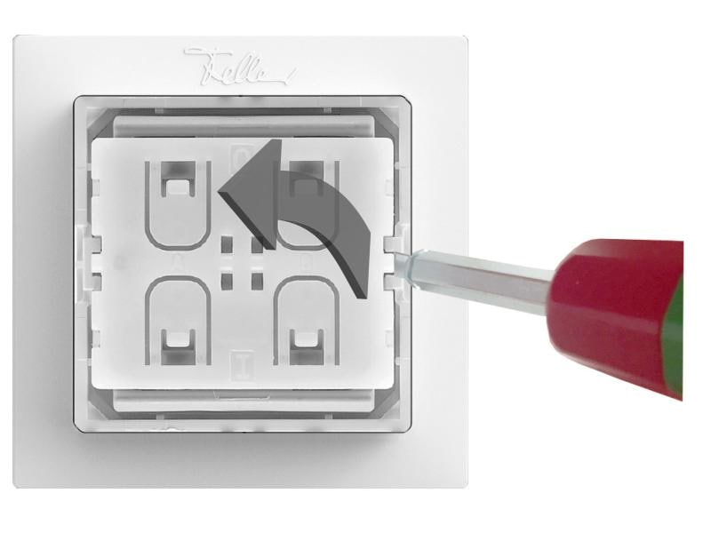 Feller Smart Light Control  für Philips Hue EDIZIOdue AP sc Smartes Licht. Smarter Taster.