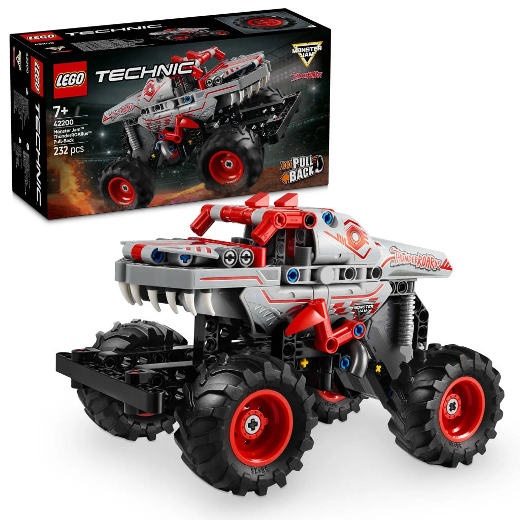 Gave monster truckMonster Jam™ ThunderROARus™ pull-back speelgoedtruck 42200