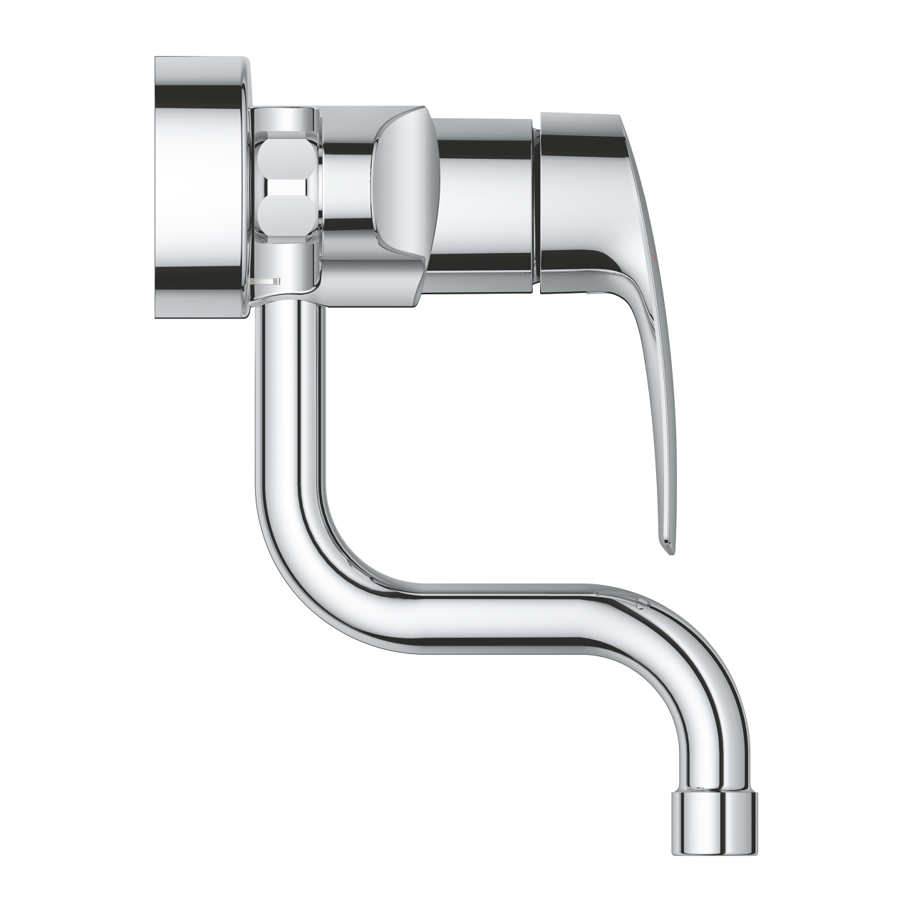 Grohe Eurosmart keukenkraan wand met lage uitloop sprong 14,9cm chroom