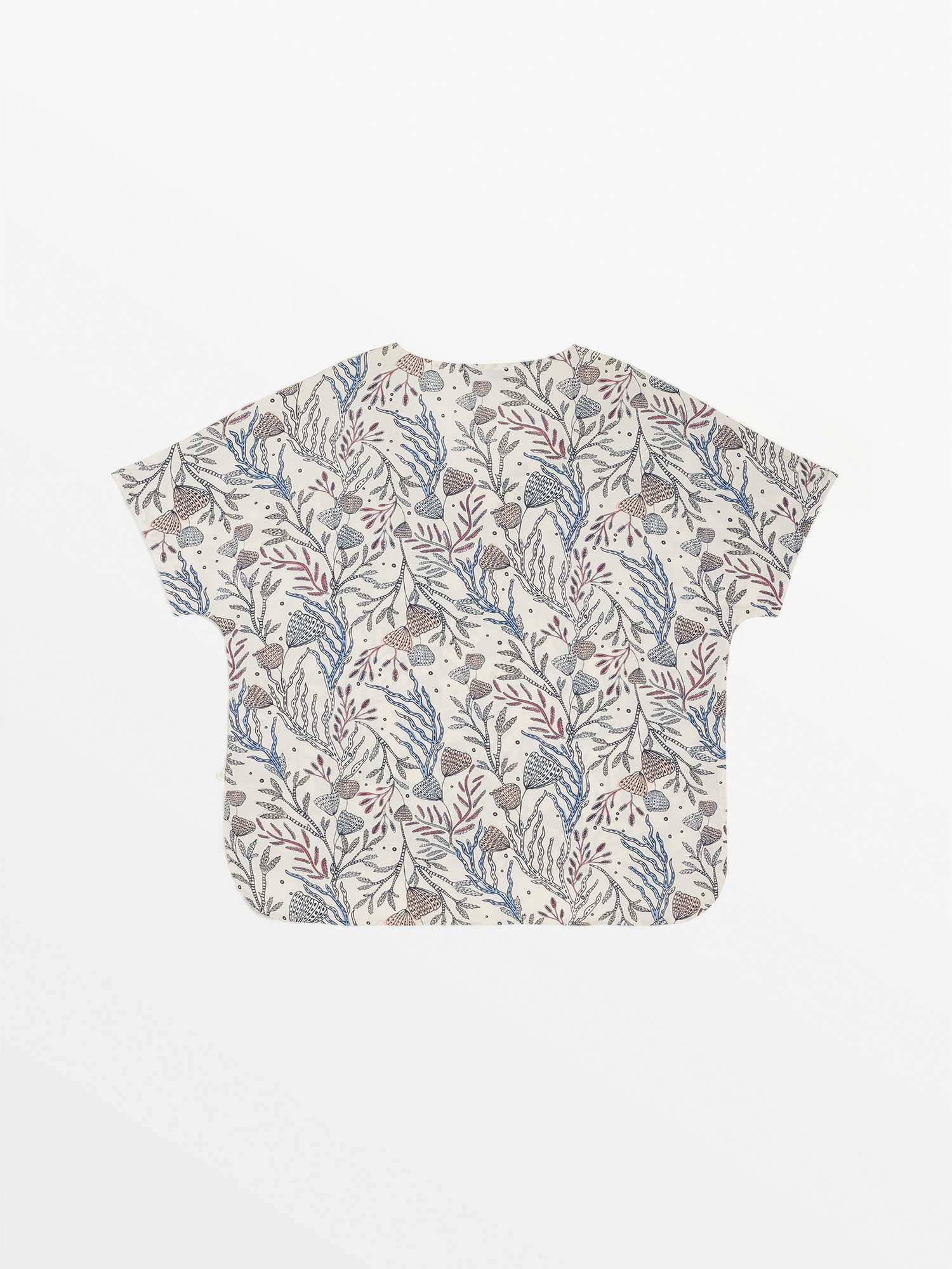 Blouse Femme A Motif Rose Pale