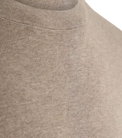 Profuomo Pullover Luxury Basic Taupe PPWJ10001C-H3 kopen
