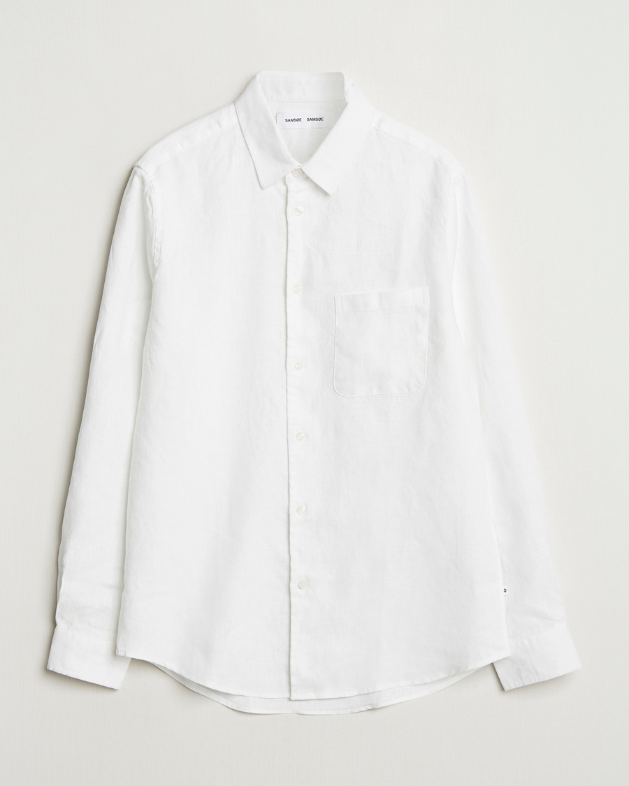 Samsøe Samsøe Liam Linen Shirt White