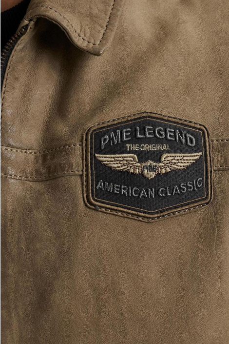 PME legend bruine heren leren jas