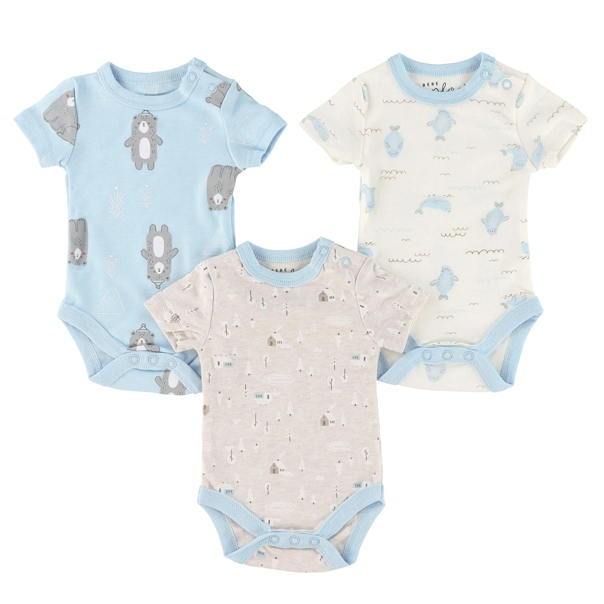 Bébé Confort Cache-Couche Ensemble de 3 Arctique 0-30mois