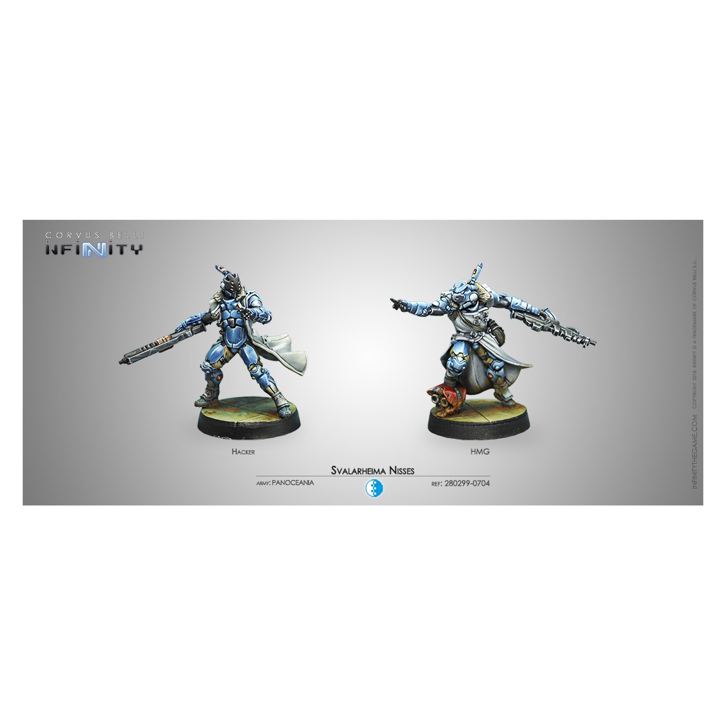 Infinity - PanOceania - Svalarheima Nisses (Hacker, Combi Rifle)