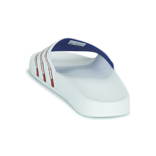 adidas Originals - ADILETTE Blanco / Rojo