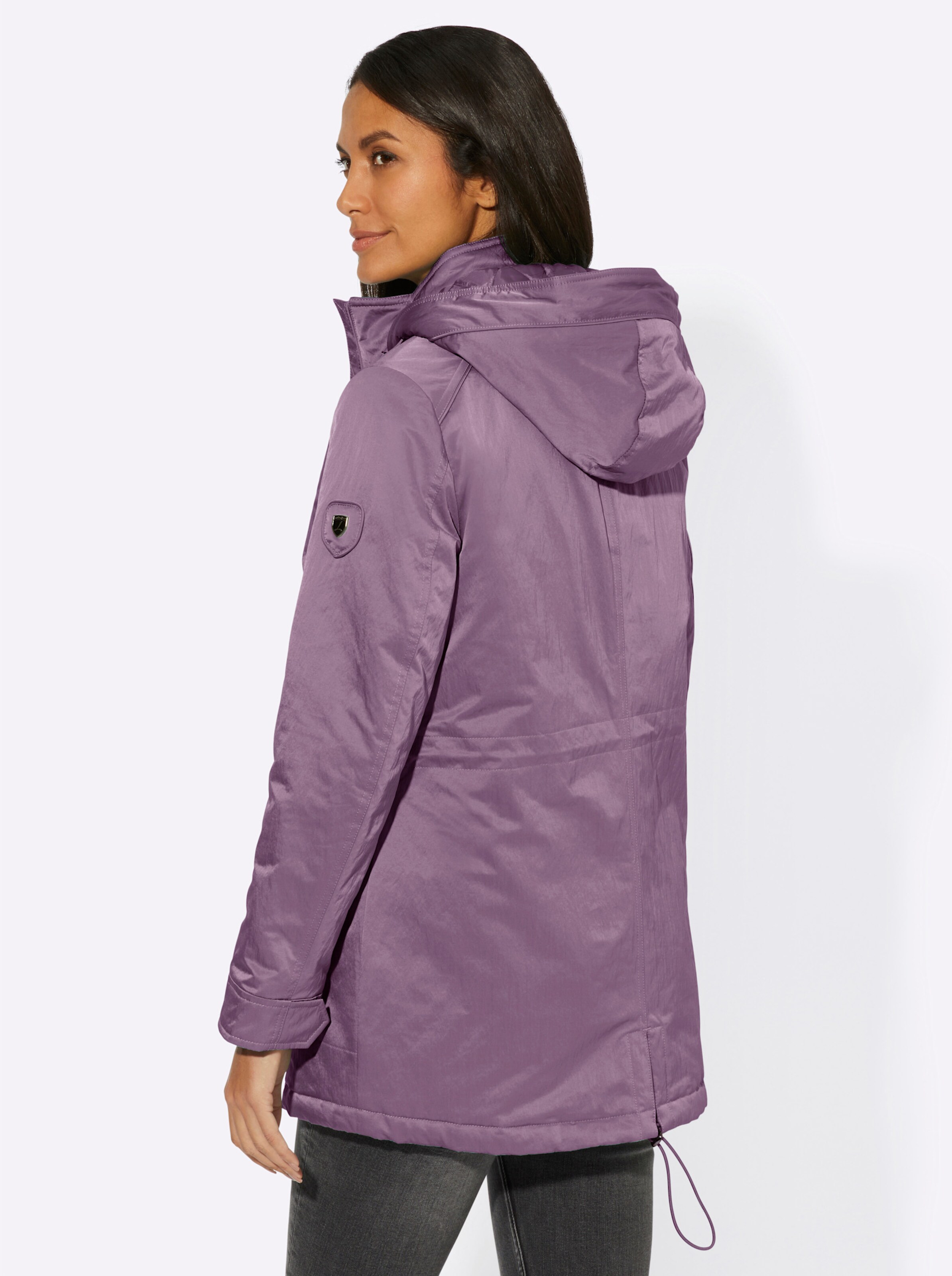 Winterjacke in feige