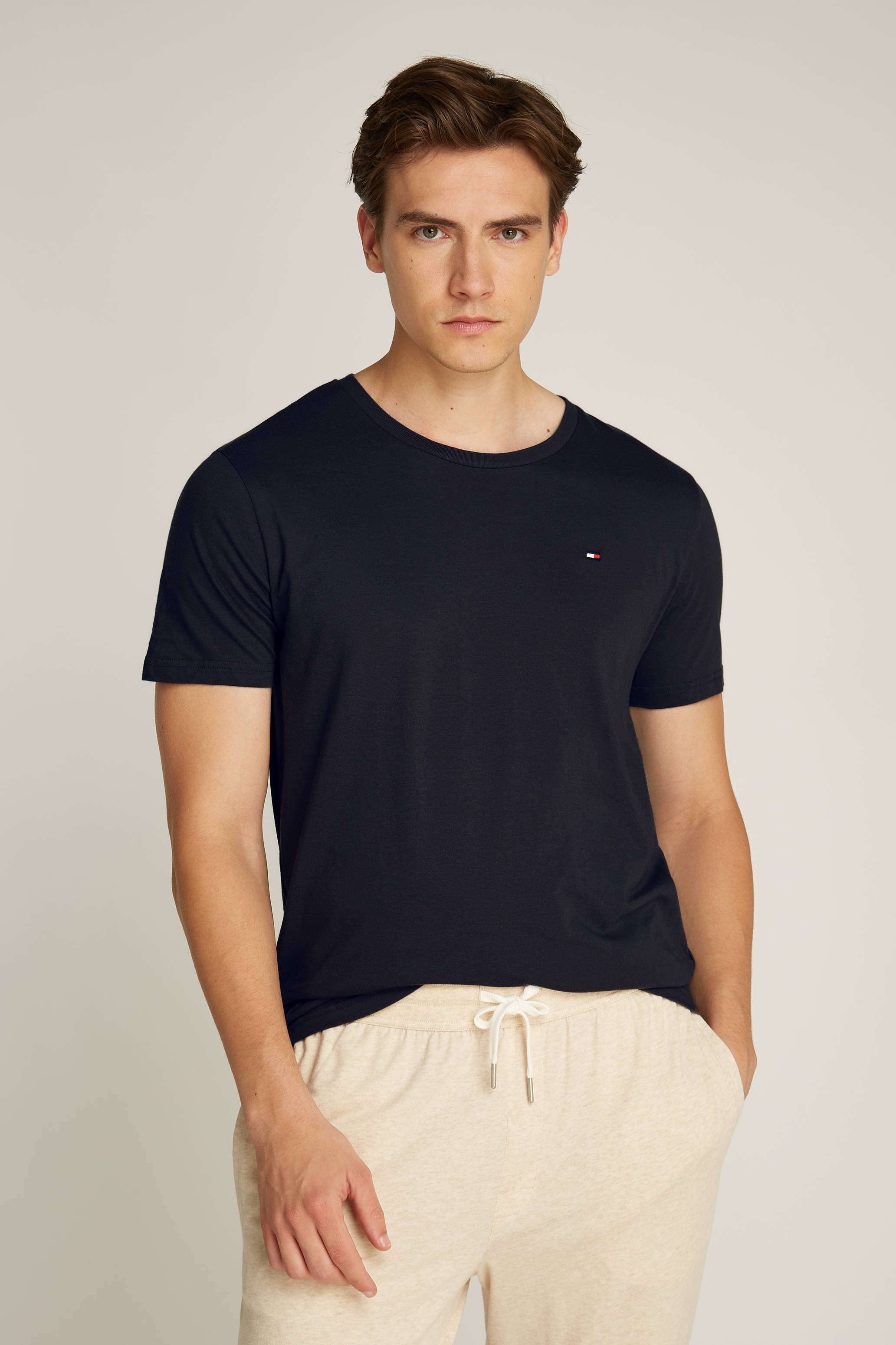 Tommy Hilfiger ondershirt (set van 3) donkerblauw/zwart/grijs