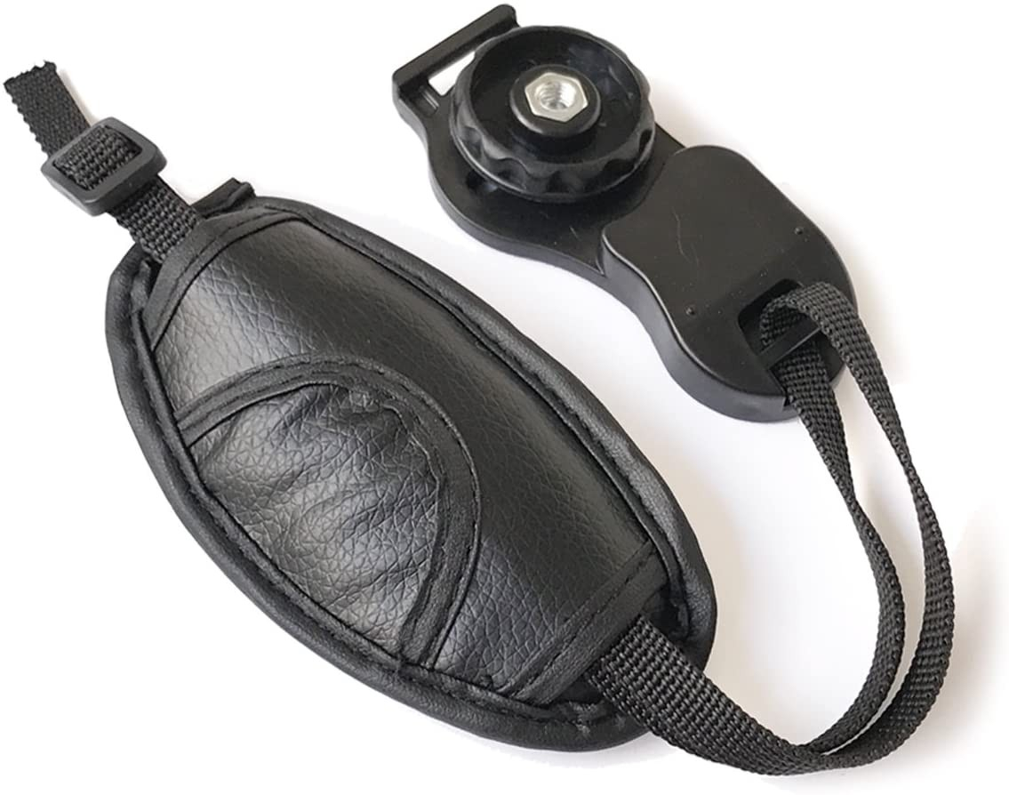 Gepolsterte Leder Kamera Handschlaufe Handgelenk Halterung mit  1/4