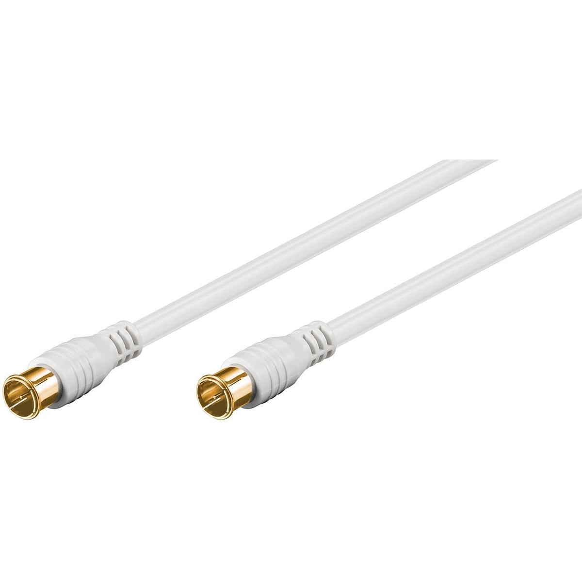 Goobay SAT-kabel (80 dB), F-quick-kontakt, dobbel skjerming