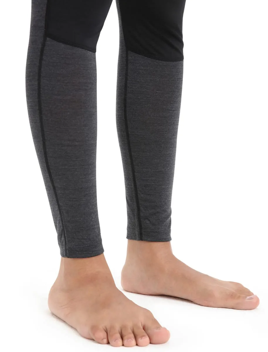 Icebreaker Women's 125 Zoneknit™ Leggings Black/Jet Heather/Cb