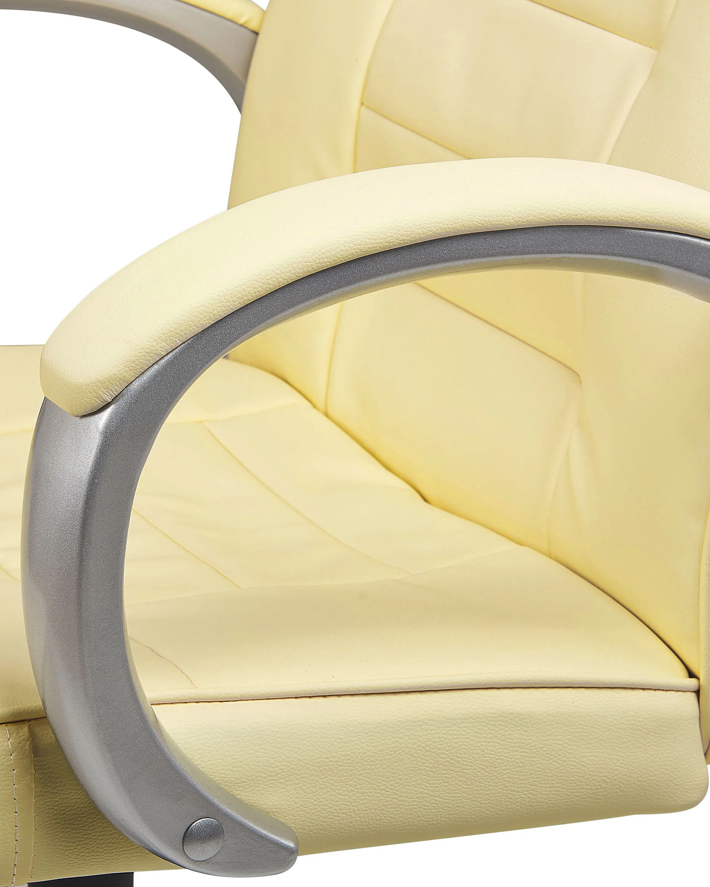 Massagestoel met verwarming GRANDEUR Kunstleer Beige