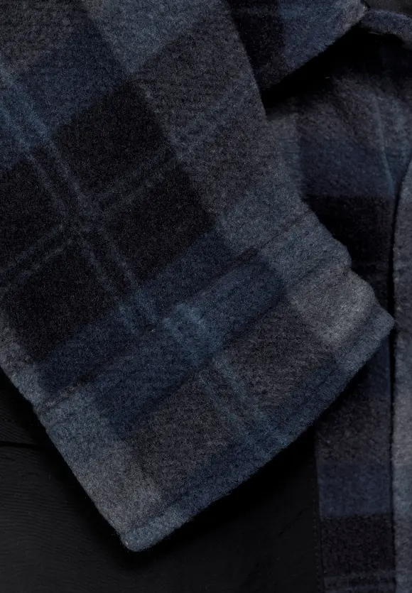 Fleece Overshirt - anthracite grey melange